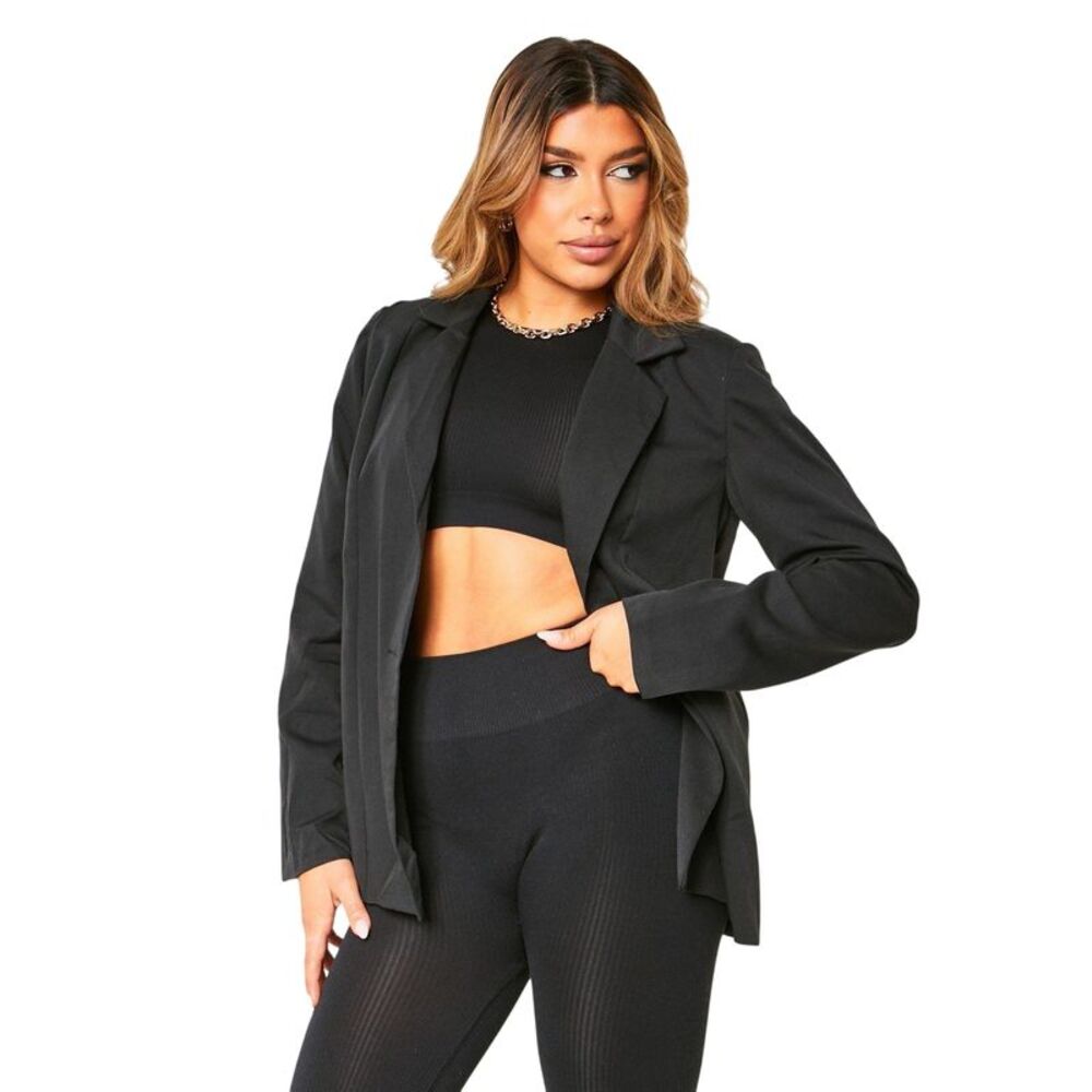Missy Empire Womens/Ladies Oversized Blazer / Black
